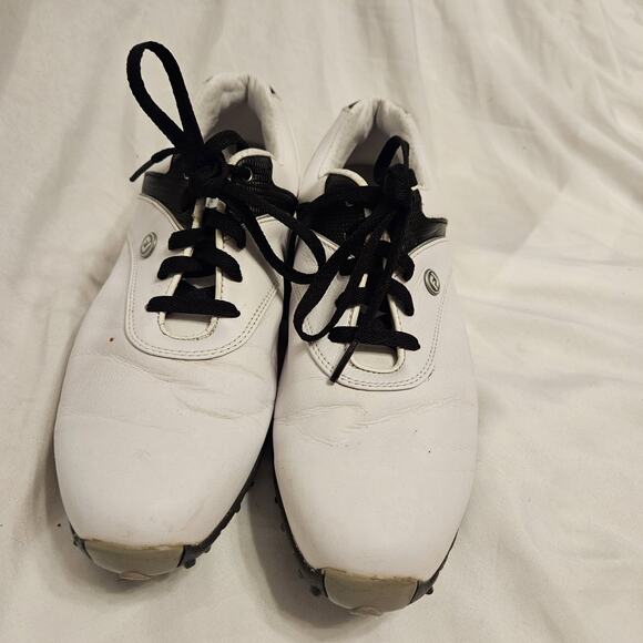 Footjoy LoPro Collection Women's White Soft Spike Golf Shoes Size 9M - Picture 3 of 10